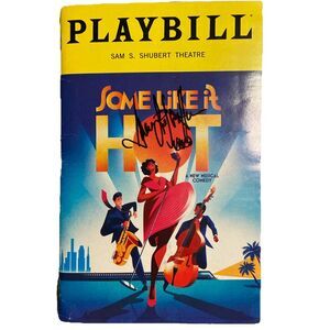 Some Like It Hot Adrianna Hicks November 2022 Signed Playbill Authentic